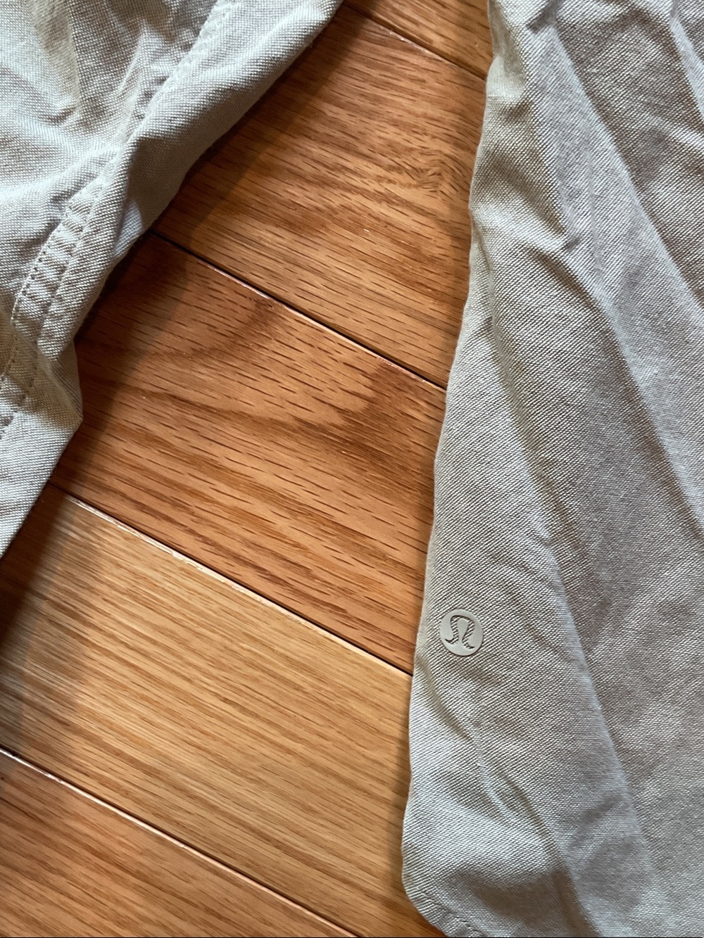 Lululemon Commission Men's Button-Down Shirt Gray Long Sleeve button down large - Picture 11 of 12